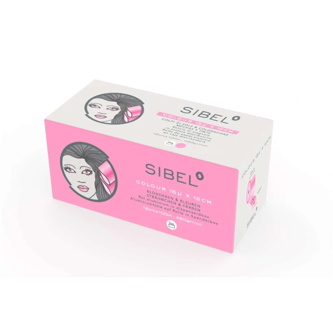 COLORED ALUFOIL – ROTOLO STAGNOLA COLORE FUCSIA – 12 CM. x 100 MT. SPESSORE 15 MICRON