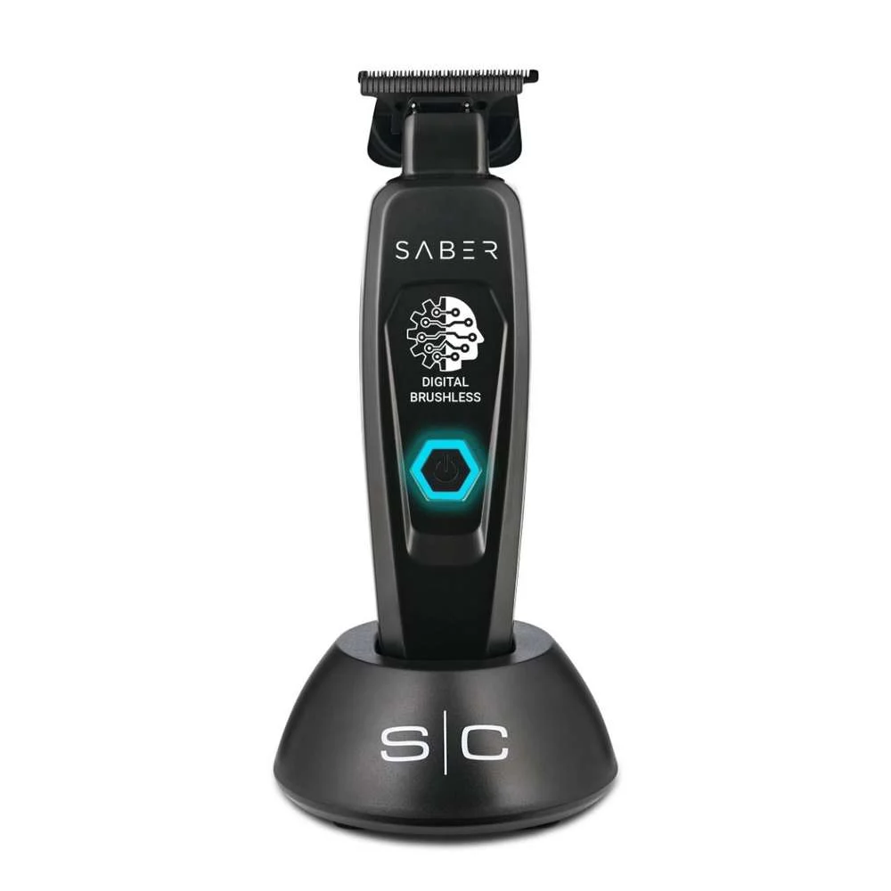 STYLECRAFT SABER COLORE NERO – TRIMMER PROFESSIONALE CON MOTORE DIGITALE BRUSHLESS