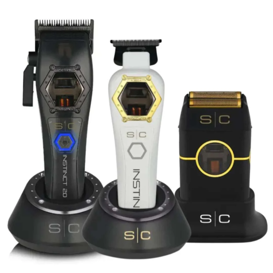 STYLECRAFT INSTINCT METAL EDITION CLIPPER + TRIMMER + SHAVER BLACK