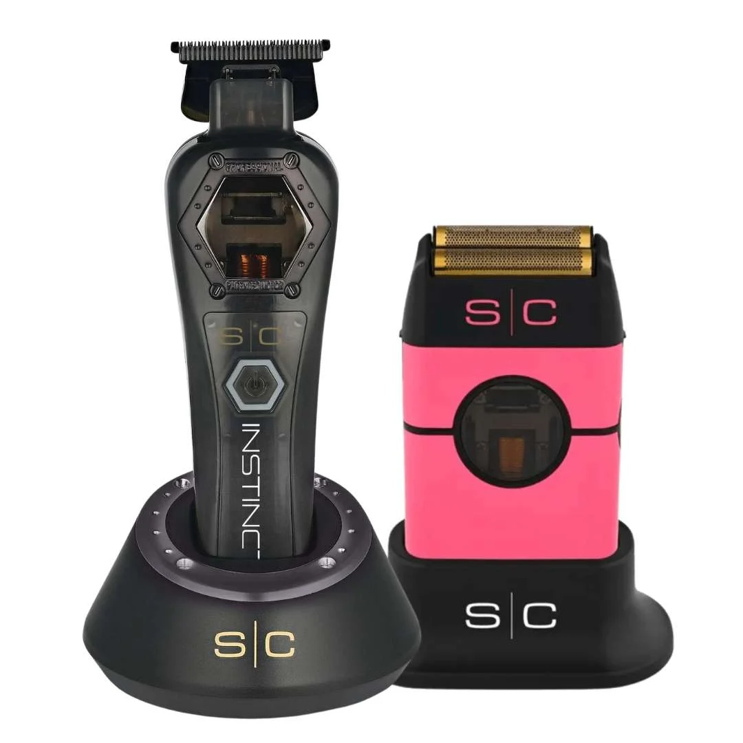 STYLECRAFT INSTINCT METAL EDITION TRIMMER + SHAVER PINK