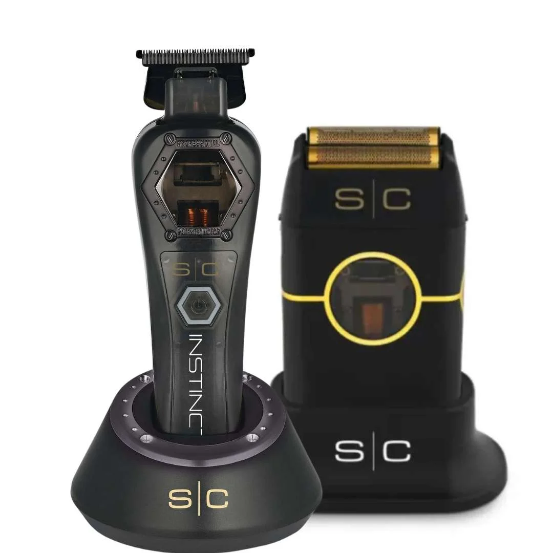 STYLECRAFT INSTINCT METAL EDITION TRIMMER + SHAVER BLACK