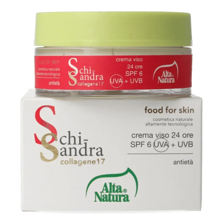 Alta Natura Schisandra Collagene 17 Crema Viso 24 Ore SPF6 50ml