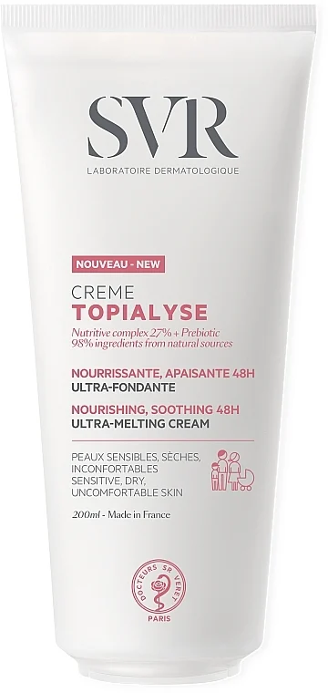 Crema lenitiva nutriente per viso e corpo