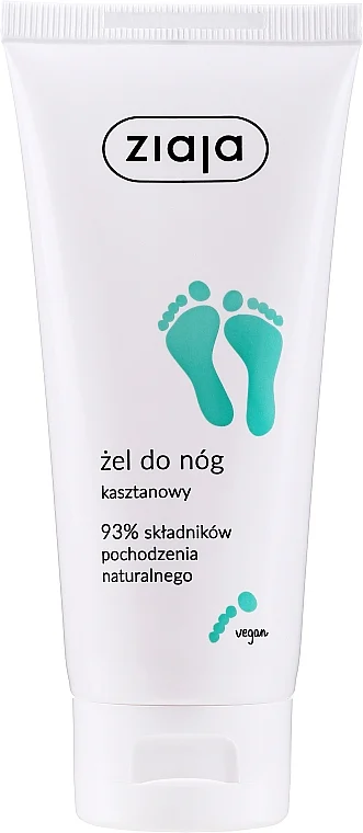 Gel piedi, con estratto di castagna