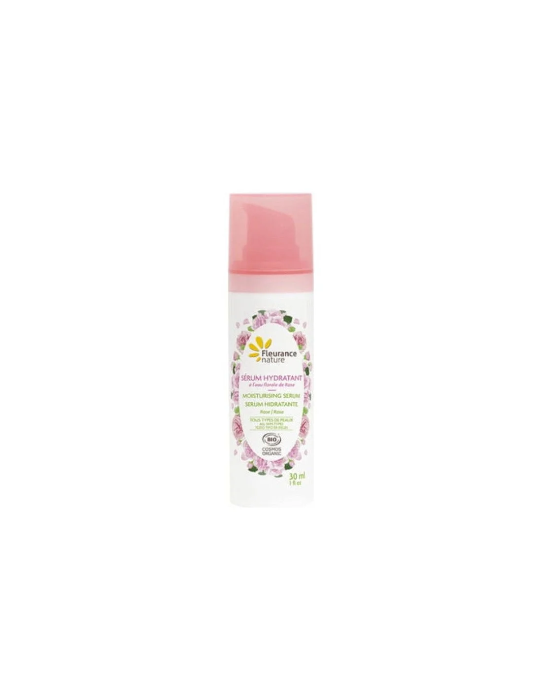 Fleurance Nature siero idratante all'acqua FLOREALE DI ROSA Bio Tutti i tipi di pelle 30ml