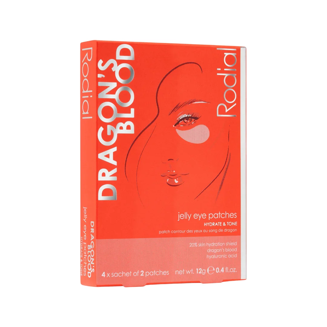 Set, Rodial, Dragon's Blood, idratante, patch per gli occhi, 4 pezzi, 3 g