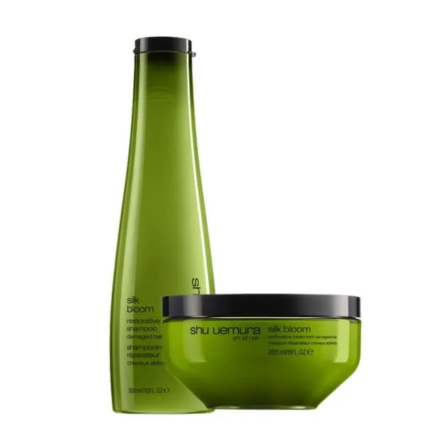 SHU UEMURA SILK BLOOM RESTORATIVE SHAMPOO 300 ML + SHU UEMURA SILK BLOOM MASK 200ML