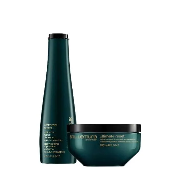 SHU UEMURA ULTIMATE RESET SHAMPOO 300 ML +SHU UEMURA ULTIMATE RESET MASQUE 200ML