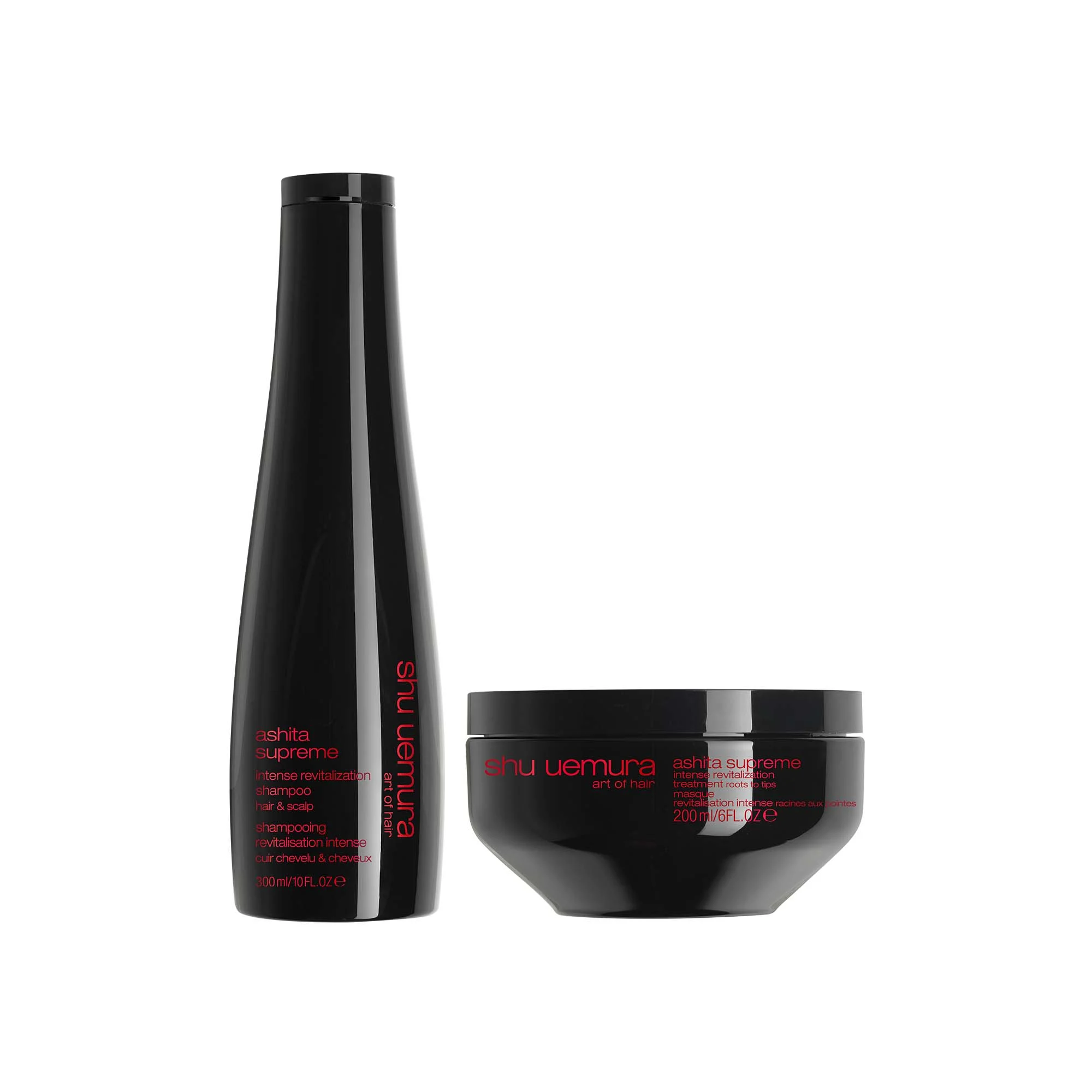 SHU UEMURA ASHITA SUPREME INTENSE REVITALIZATION SHAMPOO 300 ML. + MASCHERA 200 ML.