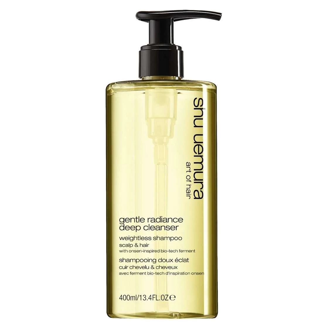 SHU UEMURA DEEP CLEANSER GENTLE RADIANCE WEIGHTLESS SHAMPOO 400 ML.
