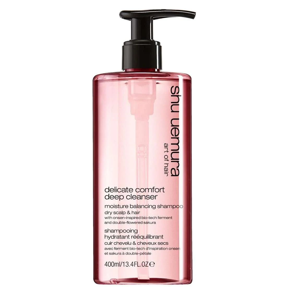 SHU UEMURA DEEP CLEANSER DELICATE COMFORT MOISTURE BALANCING SHAMPOO 400 ML.