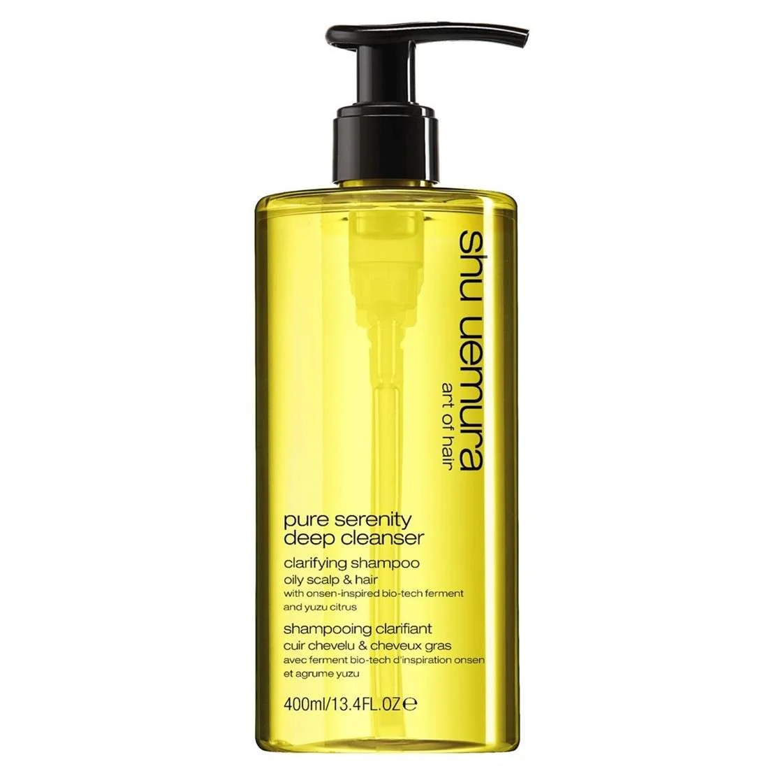 SHU UEMURA DEEP CLEANSER PURE SERENITY CLARIFYING SHAMPOO 400 ML.
