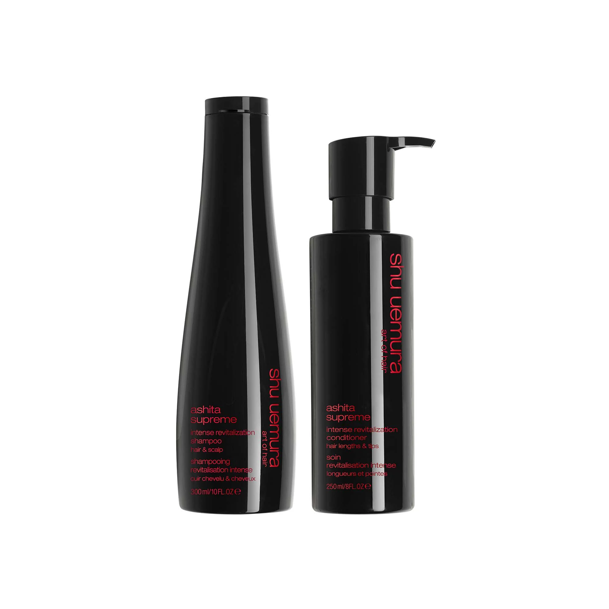 SHU UEMURA ASHITA SUPREME INTENSE REVITALIZATION SHAMPOO 300 ML. + CONDITIONER 250 ML.