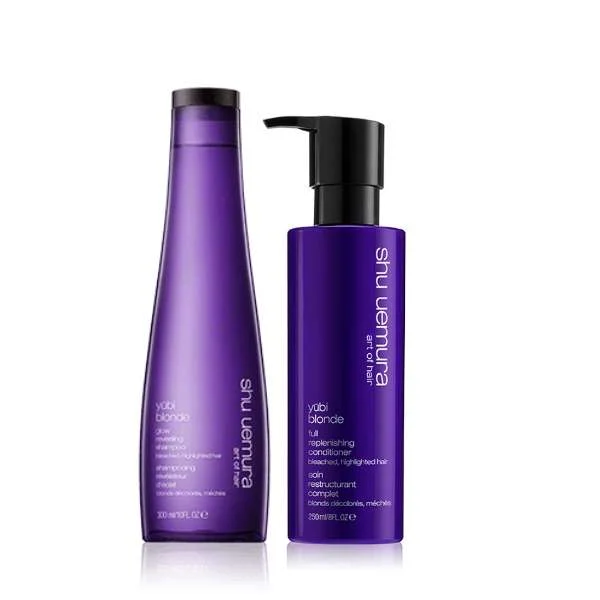 SHU UEMURA YUBI BLOND GLOW REVEALING 300 ML. + CONDITIONER 250 ML