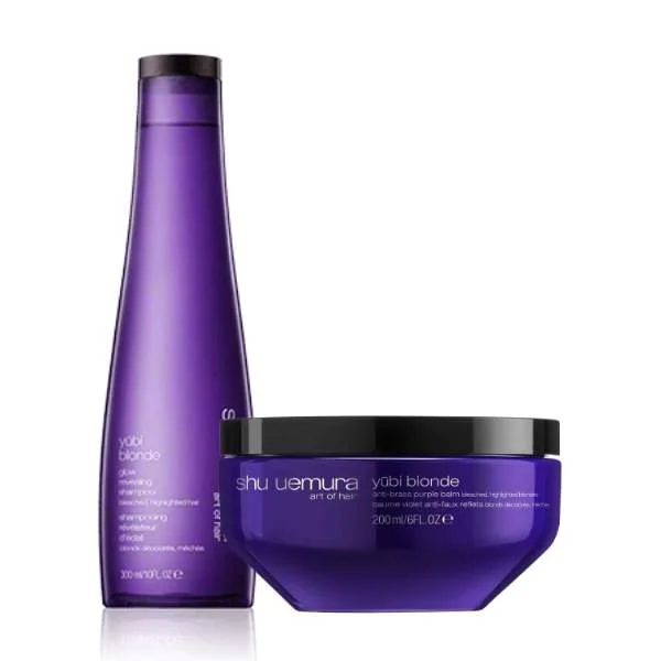SHU UEMURA YUBI BLOND GLOW 300 ML. + MASK ANTI-BRASS 200 ML