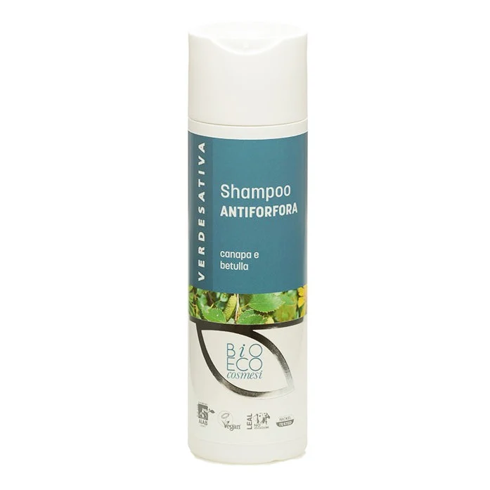 VERDESATIVA Shampoo Antiforfora – Canapa e Betulla