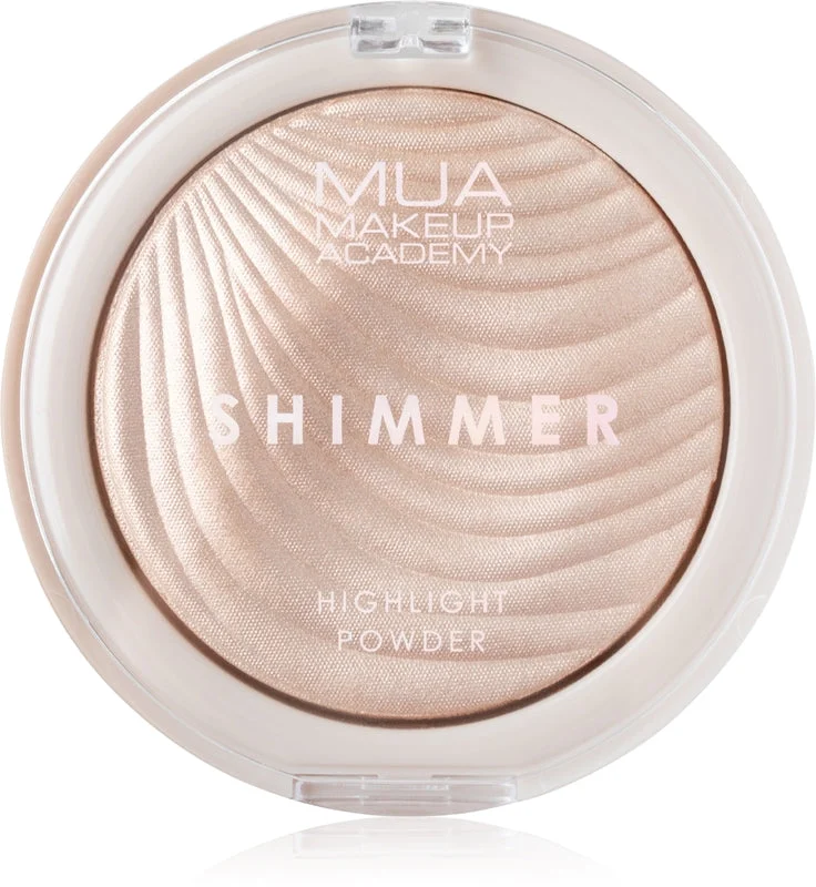 MUA Makeup Academy Shimmer illuminante compatto in polvere colore Oyster Silk 8 g