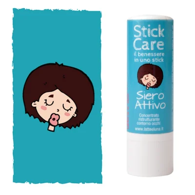 LATTE E LUNA Stick Care – Siero Attivo Concentrato Ristrutturante Contorno Occhi