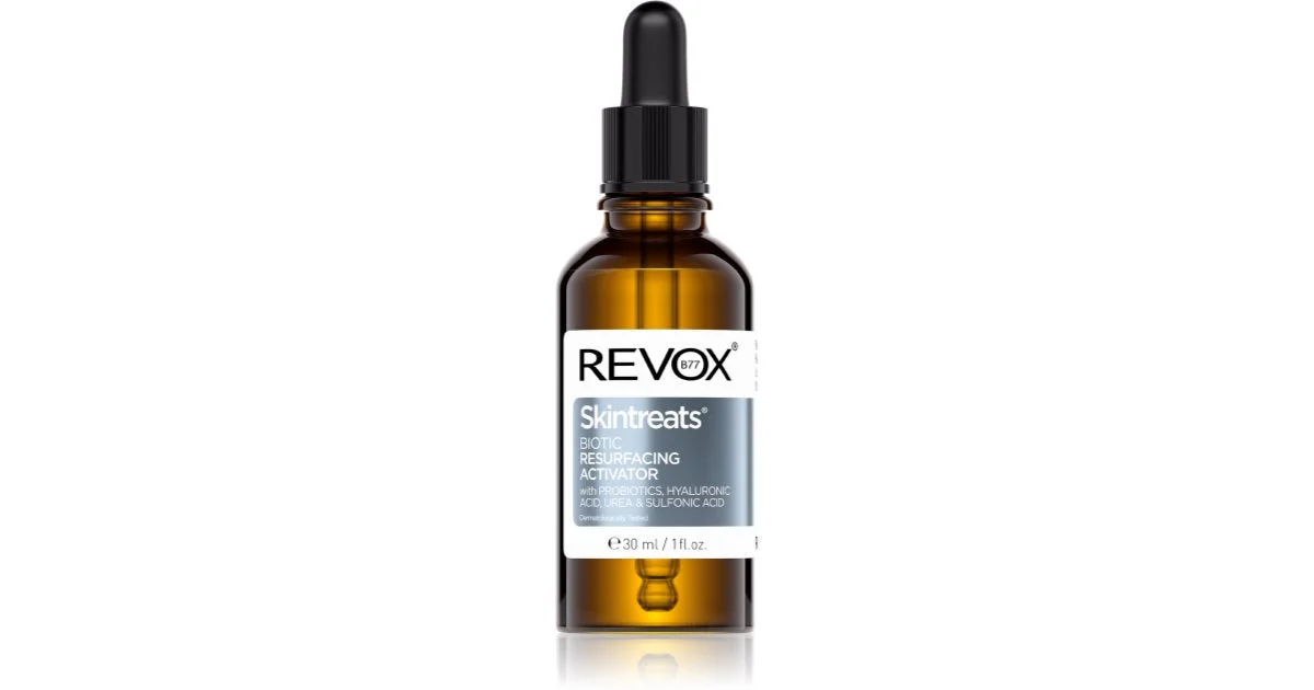 Revox B77 Skintreats Biotic Resurfacing Activator siero esfoliante levigante illuminante 30 ml