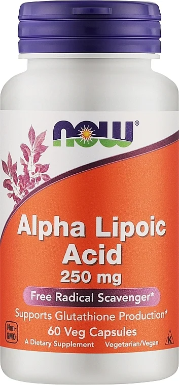 Integratore alimentare "Acido alfa-lipoico", capsule, 250 mg