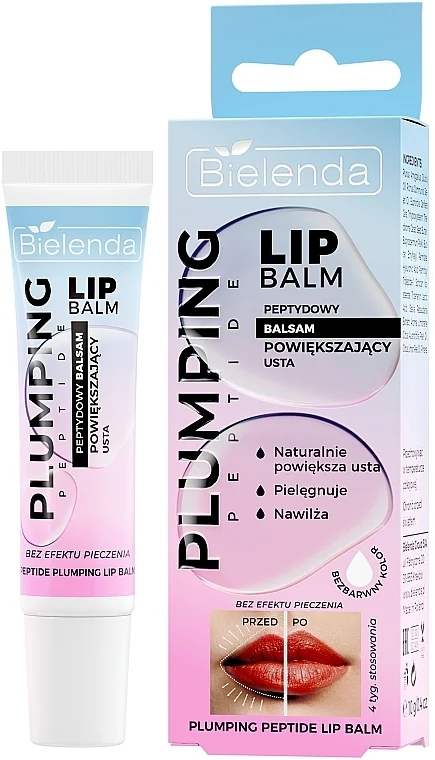 Balsamo peptidico per labbra rimpolpanti