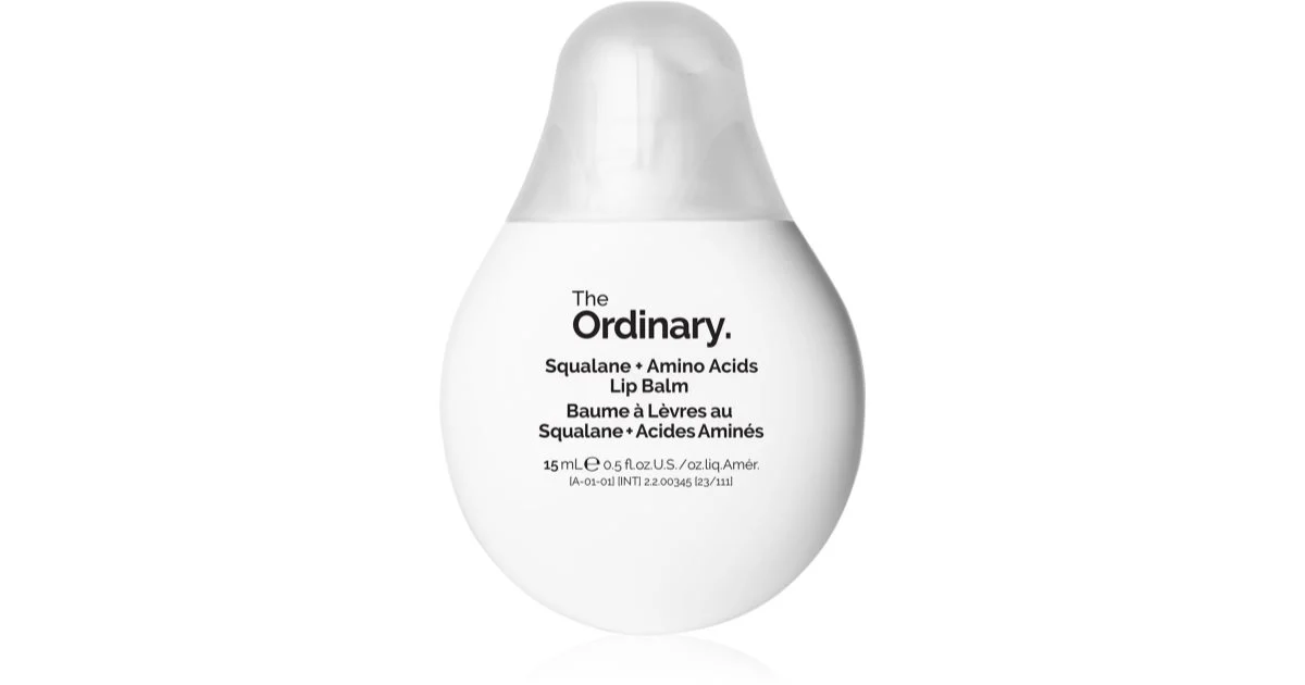 The Ordinary Squalane + Amino AcidI balsamo idratante labbra 15 ml