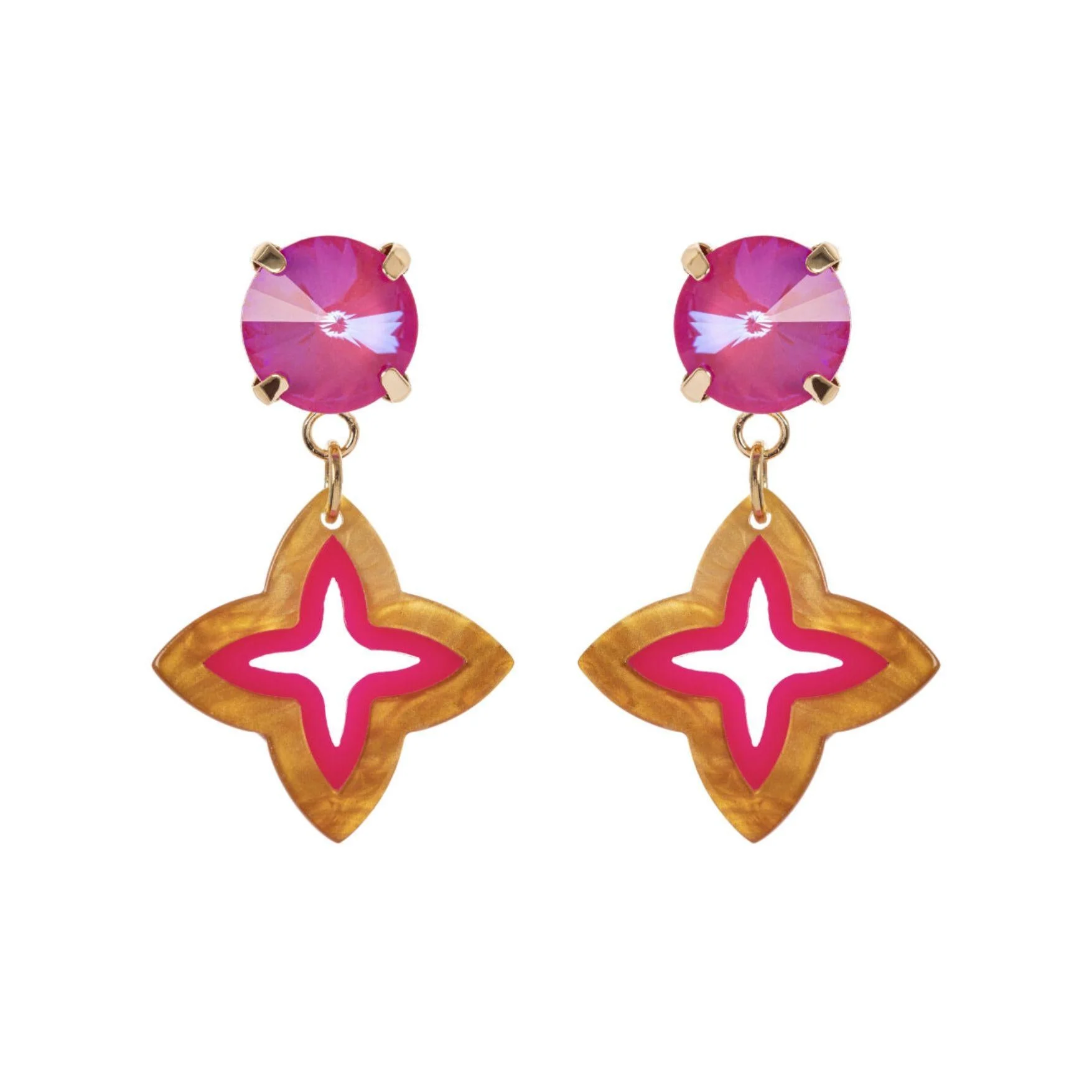 Orecchini Con Stella Croce Melody