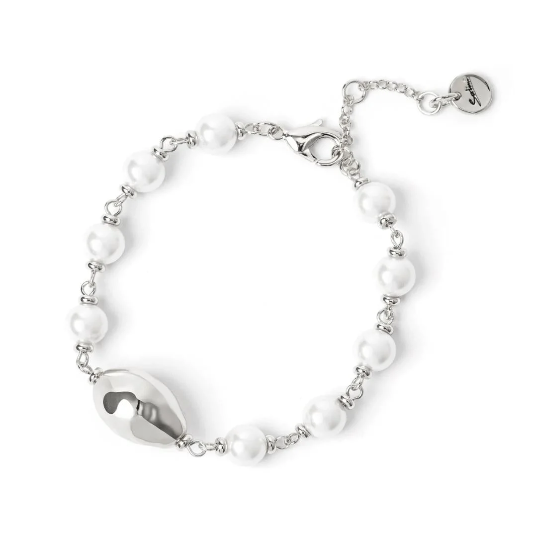 Bracciale con Perla Ovale Leila