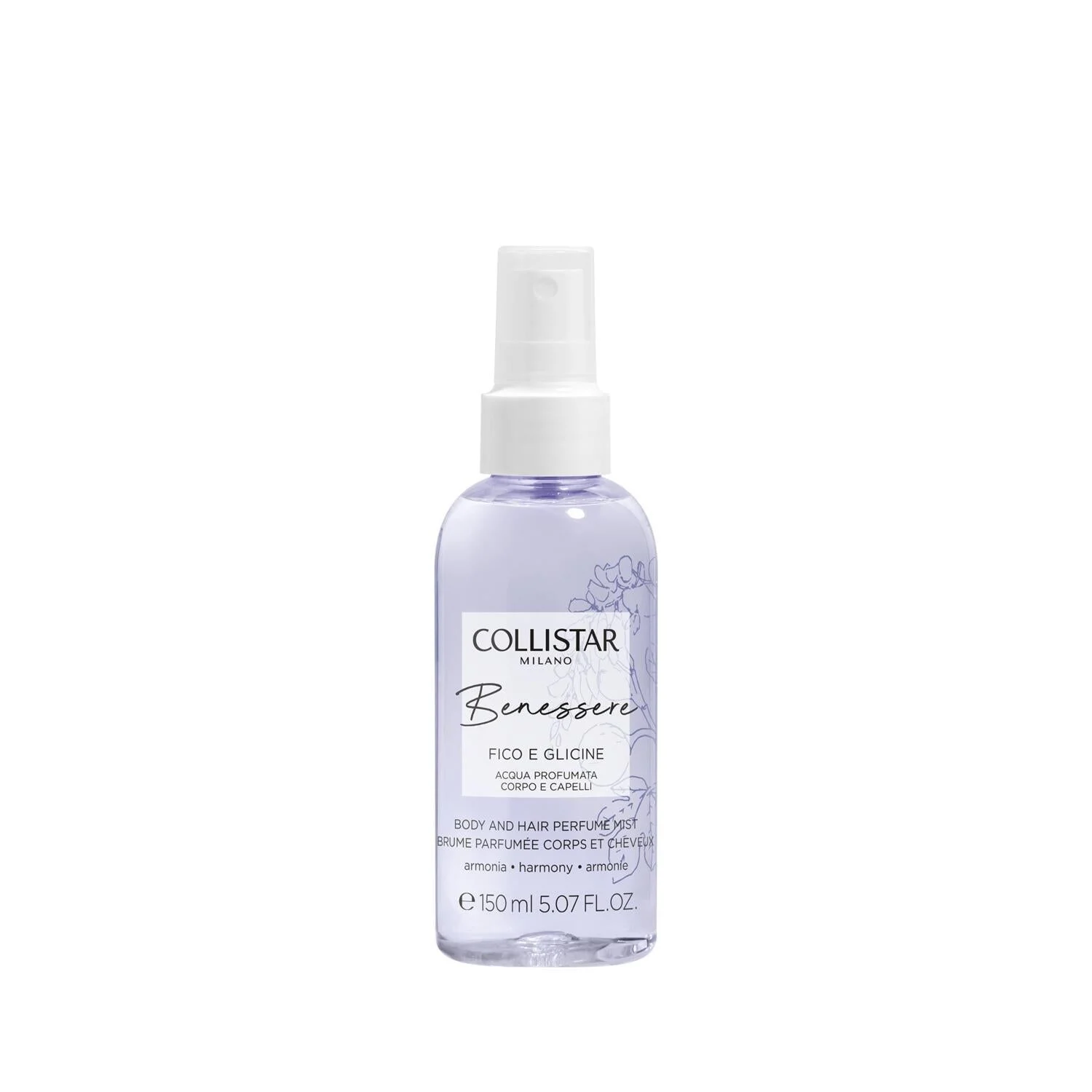 Benessere Fico E Glicine Acqua Profumata Corpo E Capelli