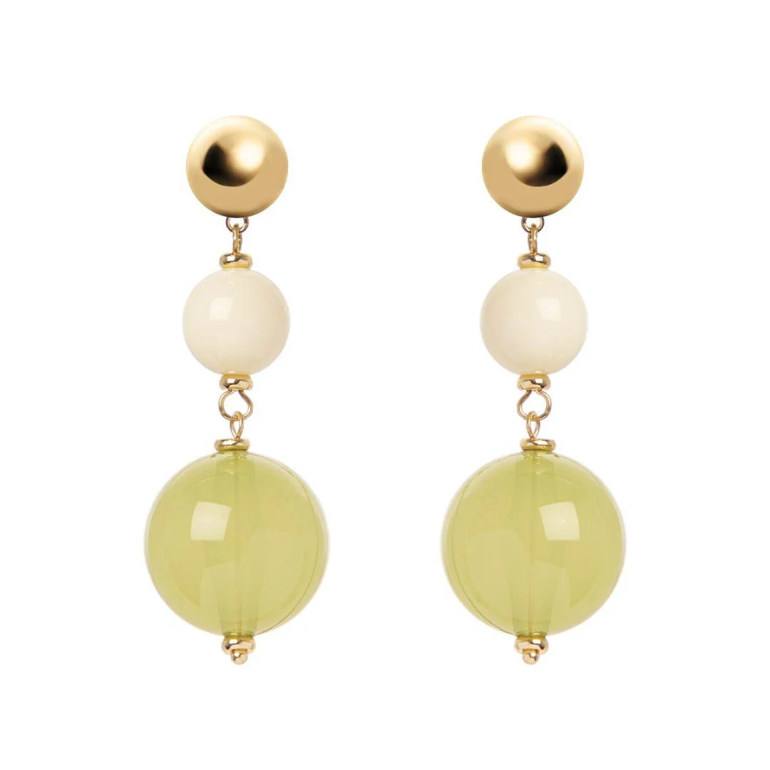 Orecchini Con Pendente A Due Boule Bloom