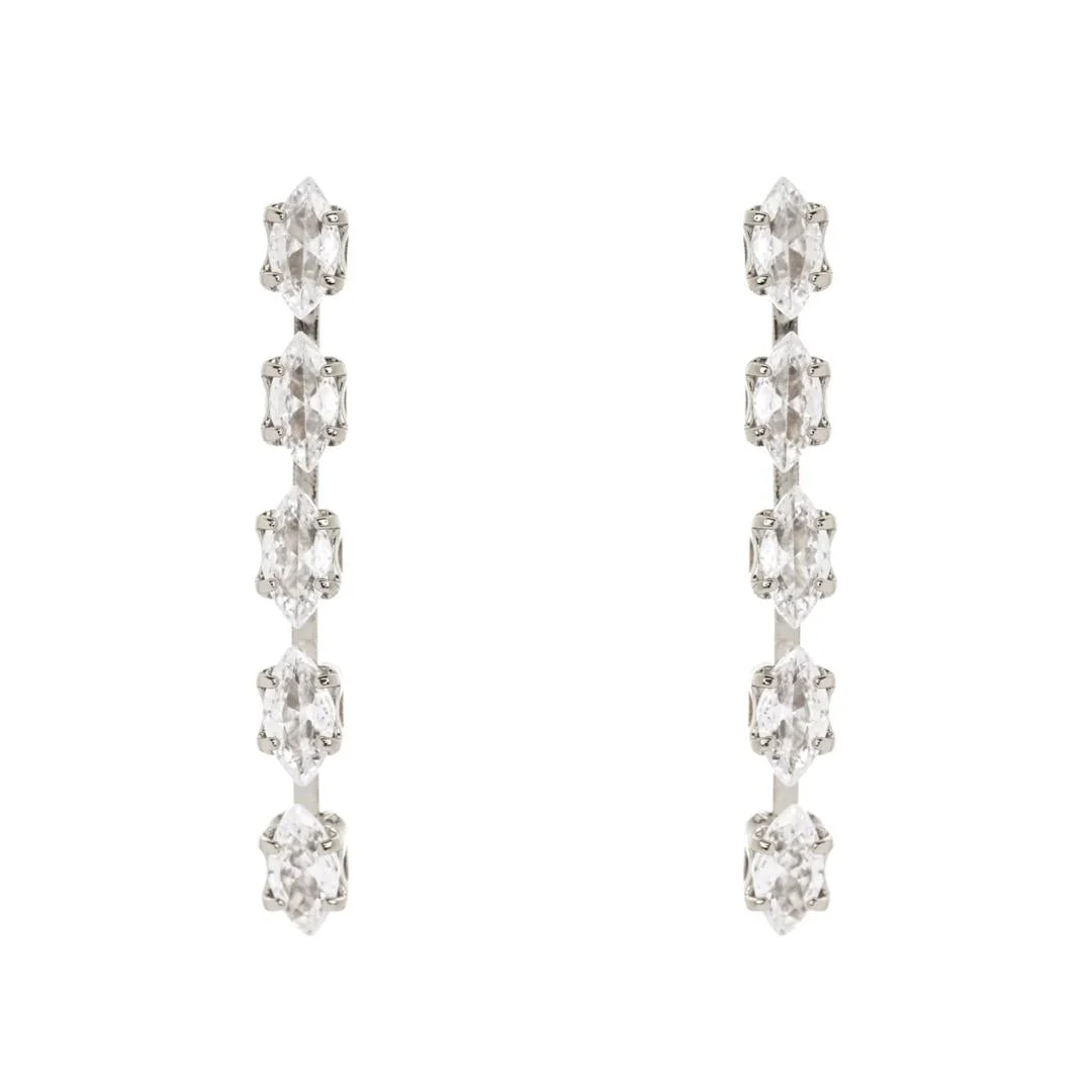 Orecchini Lunghi Crystalline