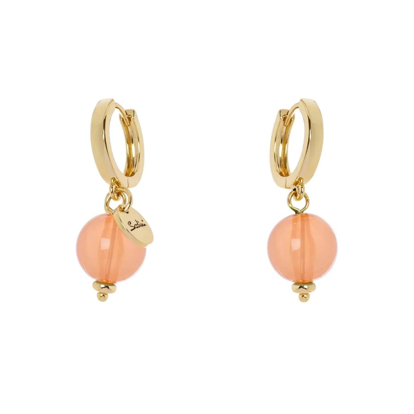 Orecchini a Cerchietto e Boule Pendente Chantal