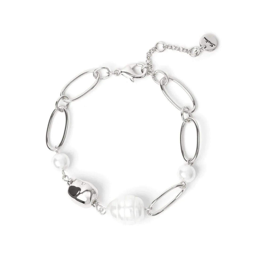 Bracciale Catena e Perle Leila