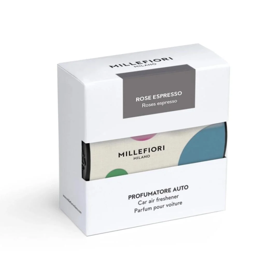 Profumatore Auto Textile Rose Espresso Multicolore