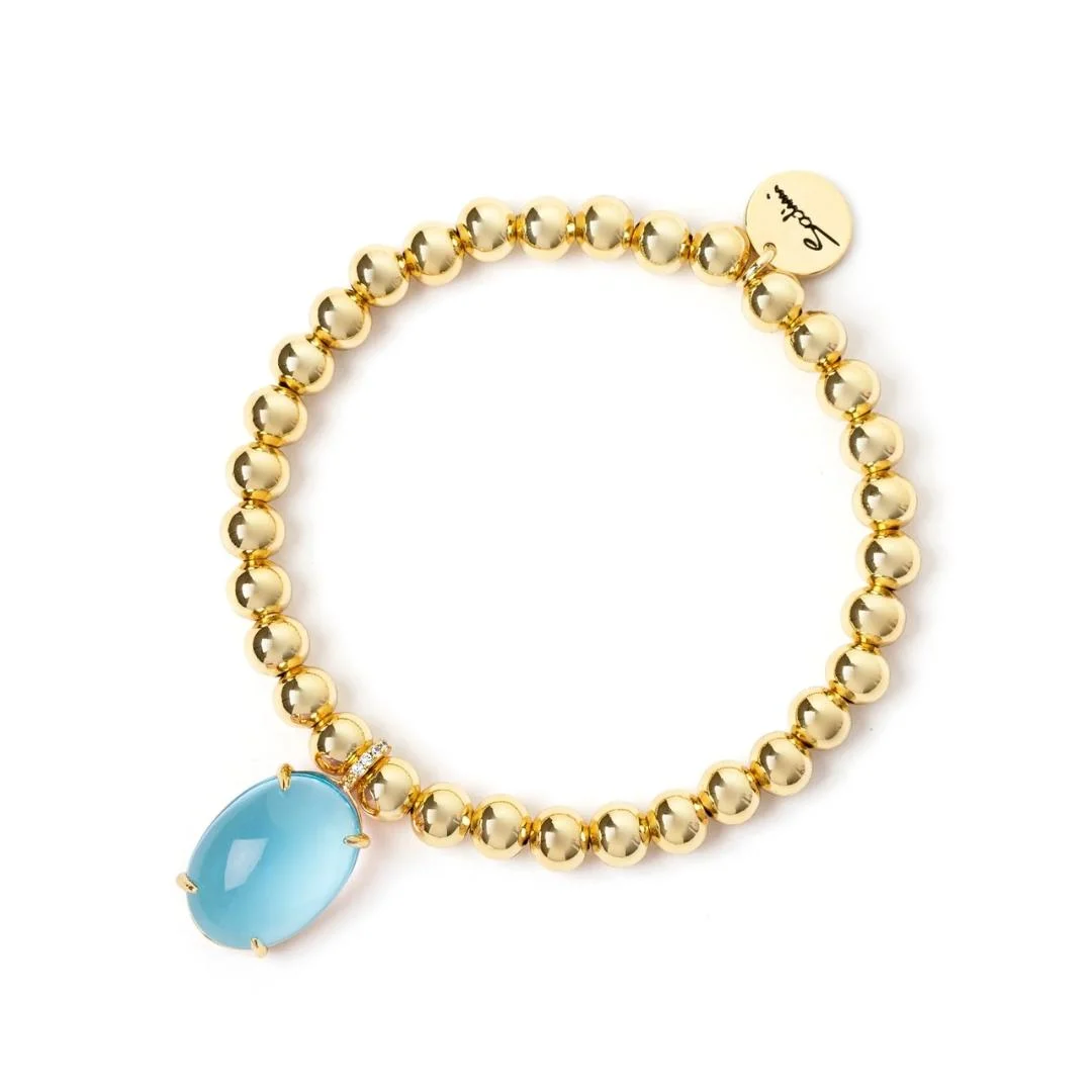 Bracciale Elastico Boule e Cabochon Blossom