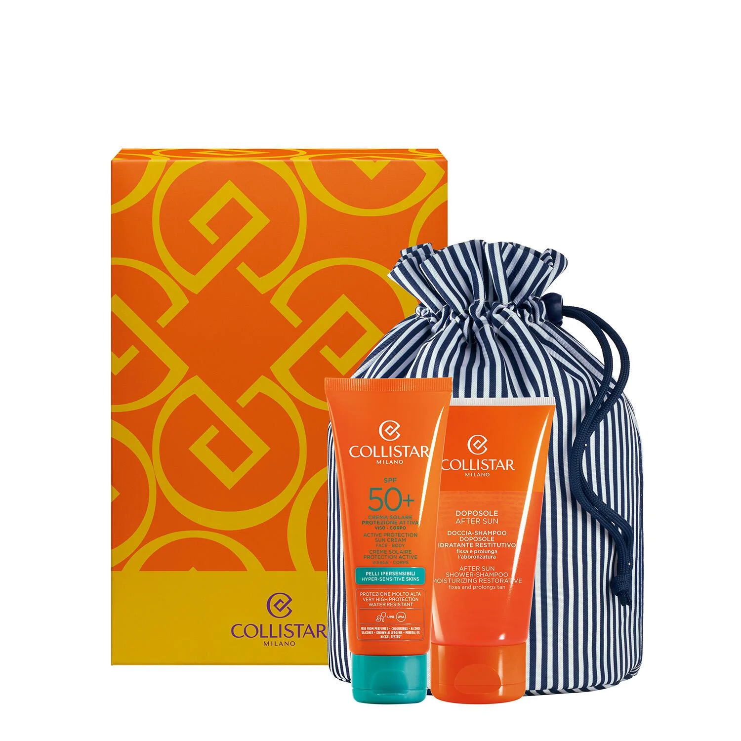 Cofanetto Crema Solare Protezione Attiva Pelli Ipersensibili SPF50+ 100 ml