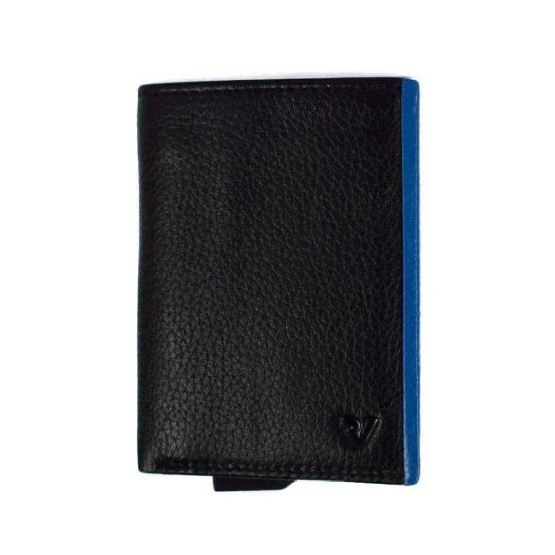 Iron 4.0 Porta Carte di Credito a Libro con Tasca Porta Banconote