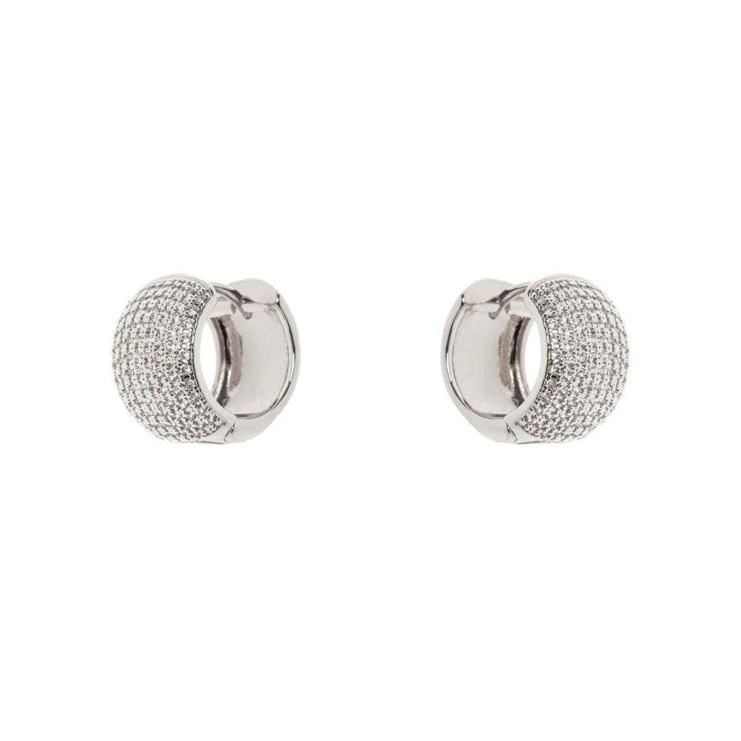 Orecchini mini cerchio largo Ginevra