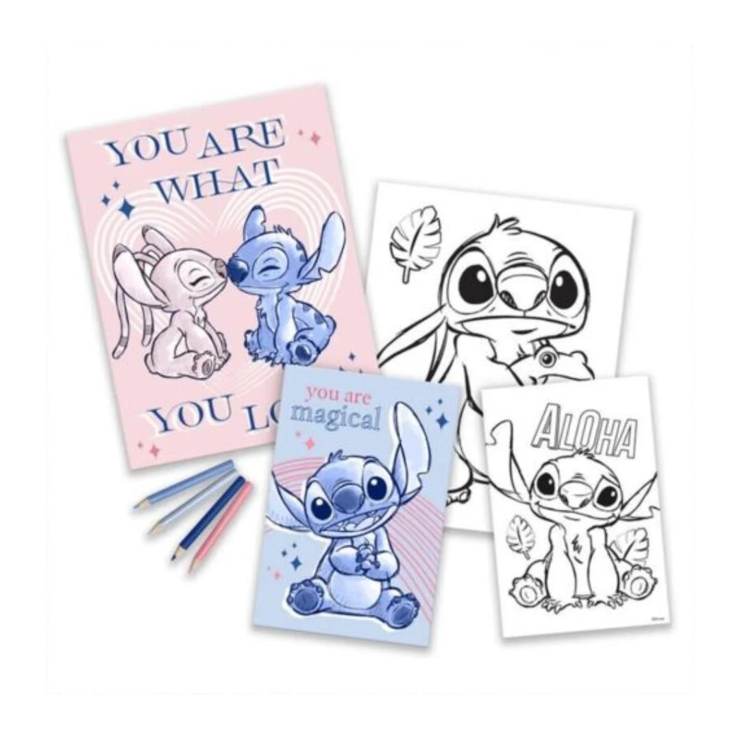 Stitch Set da Colorare