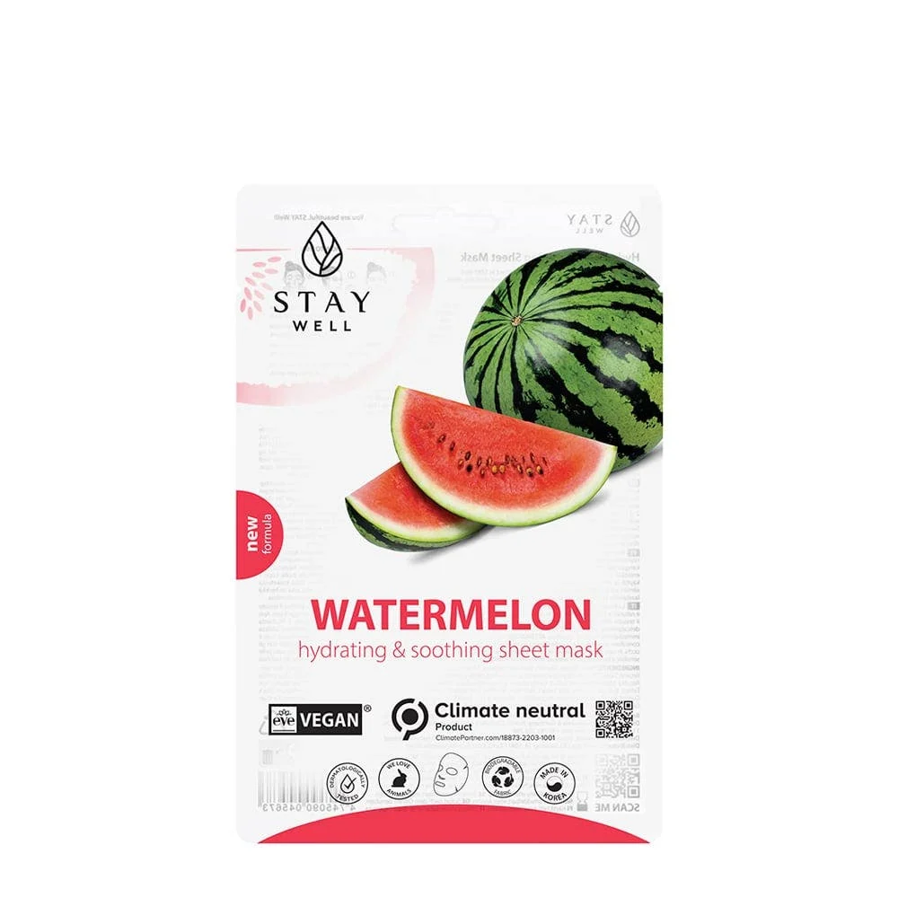 Stay well Watermelon Vegan maschera in tessuto