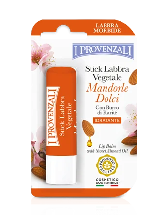 I PROVENZALI Stick Labbra Vegetale Mandorle Dolci