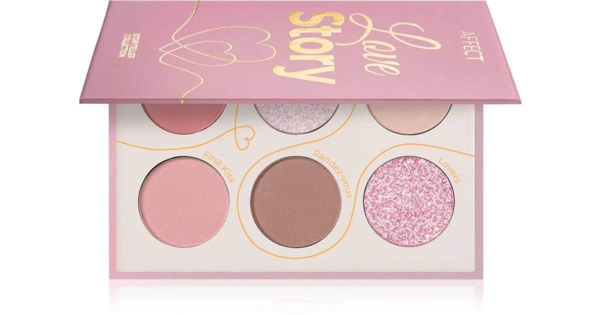 Affect Storyteller Colletion Love Story Palette Di Ombretti 6× 2 G