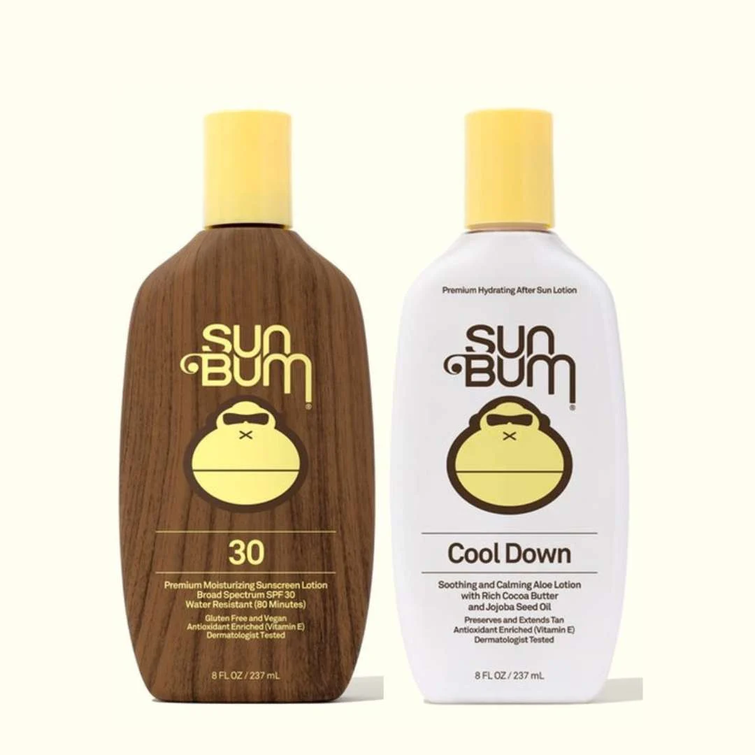 SUN BUM ORIGINAL SPF 30 SUNSCREEN LOTION 237ML + SUN BUM AFTER SUN COOL DOWN LOTION 237ML