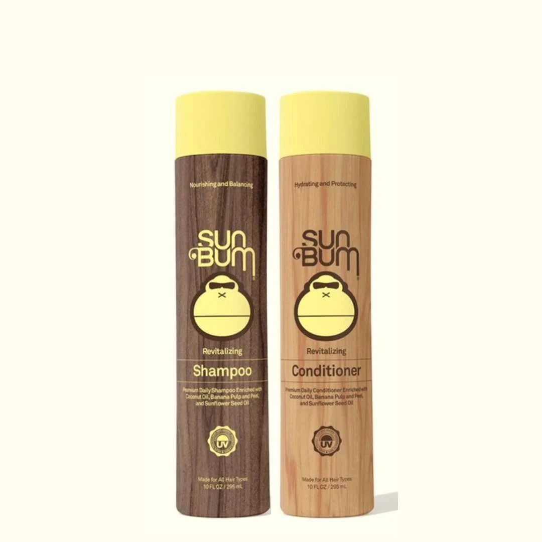 SUN BUM REVITALIZING SHAMPOO 300ML + REVITALIZING CONDITIONER 300ML