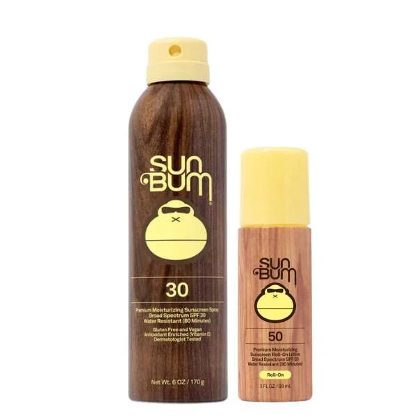 SUN BUM ORIGINAL SPF 30 SUNSCREEN SPRAY 200ML + SUN BUM ORIGINAL SPF 50 SUNSCREEN ROLL-ON 88ML