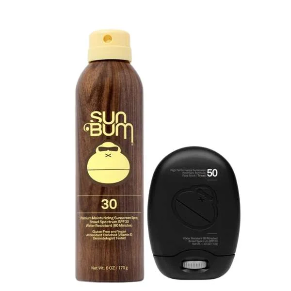 SUN BUMORIGINAL SPF 30 SUNSCREEN SPRAY 200ML + SUN BUM SIGNATURE SPF 50 CLEAR  FACE STICK 13GR.