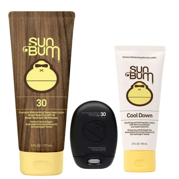 SUN BUM ORIGINAL SPF 30 SUNSCREEN LOTION 177ML + SUN BUM SIGNATURE SPF 30 CLEAR SUNSCREEN FACE STICK