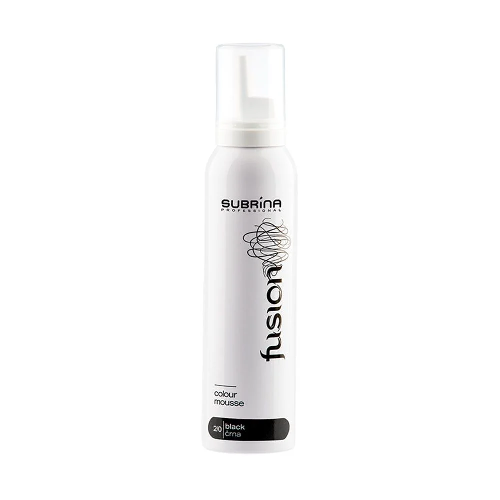Subrina Professional Fusion mousse per capelli senza risciacquo 2/0 nero 125 ml