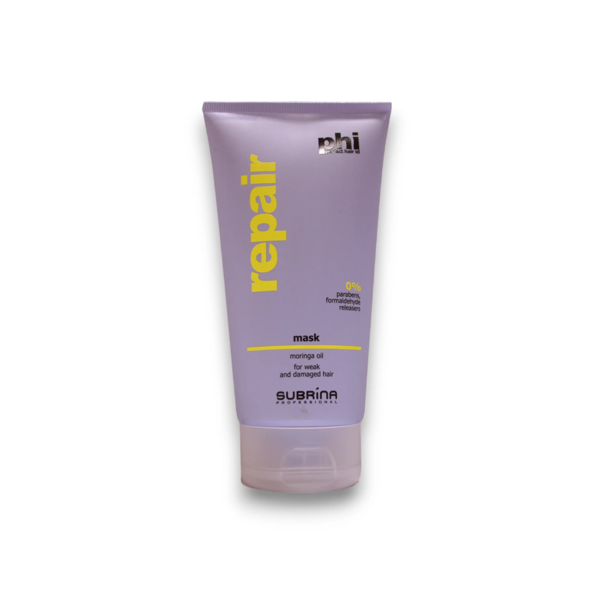 Subrina Professional Phi Repair Maschera in Crema per il Trattamento dei Capelli Senza Parabeni per la Riparazione di 150 ml
