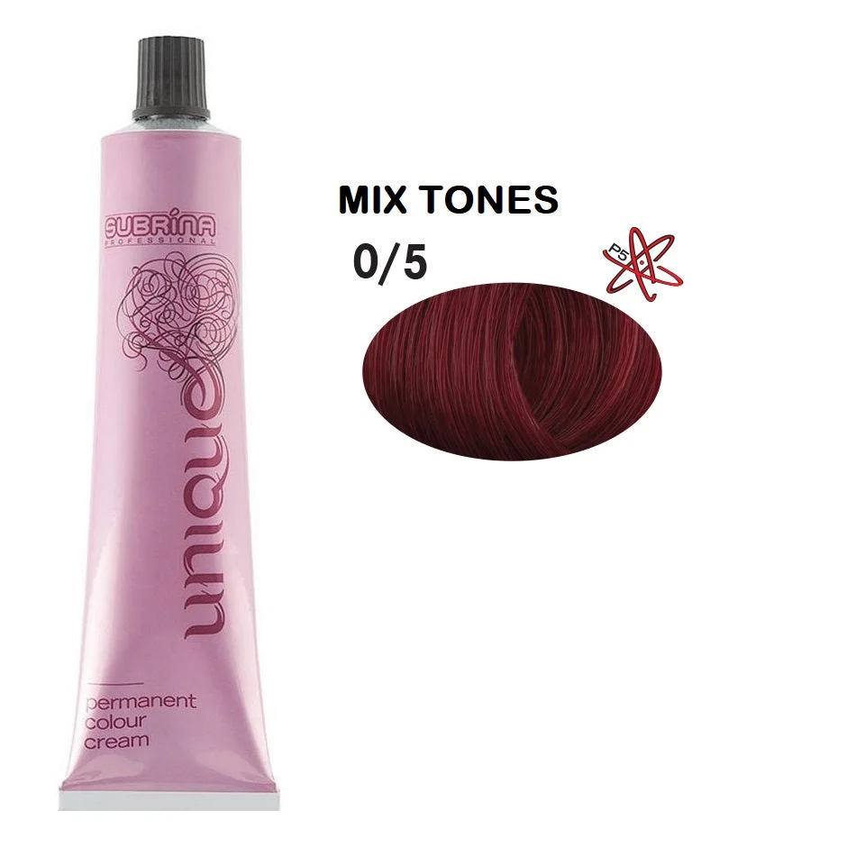 Subrina Professional Tintura Unica Per Capelli Permanente 0/5 Rosso 100 ml